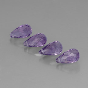 Achetez naturel ct violet améthyste gems, briolette, en provenance uruguay chez gemselect. en stock, livraison internationale!