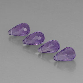 Achetez naturel ct violet améthyste gems, briolette, en provenance uruguay chez gemselect. en stock, livraison internationale!