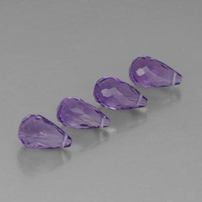 Achetez naturel ct violet améthyste gems, briolette, en provenance uruguay chez gemselect. en stock, livraison internationale!