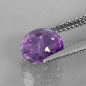 Améthyste violet naturelle transparent, 2,51 ct, transparent / translucide