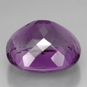 Améthyste violet naturelle coupe coussin, 75,39 ct, VVS