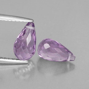 Achetez naturel ct violet améthyste gems, briolette, en provenance brésil chez gemselect. en stock, livraison internationale!
