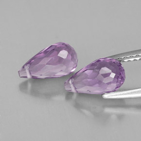 Achetez naturel ct violet améthyste gems, briolette, en provenance brésil chez gemselect. en stock, livraison internationale!