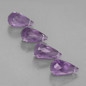 Achetez naturel ct violet améthyste gems, briolette, en provenance brésil chez gemselect. en stock, livraison internationale!