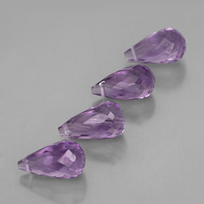 Achetez naturel ct violet améthyste gems, briolette, en provenance brésil chez gemselect. en stock, livraison internationale!