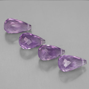 Achetez naturel ct violet améthyste gems, briolette, en provenance brésil chez gemselect. en stock, livraison internationale!