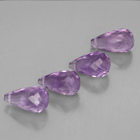 Achetez naturel ct violet améthyste gems, briolette, en provenance brésil chez gemselect. en stock, livraison internationale!