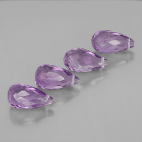 Achetez naturel ct violet améthyste gems, briolette, en provenance brésil chez gemselect. en stock, livraison internationale!