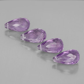 Achetez naturel ct violet améthyste gems, briolette, en provenance brésil chez gemselect. en stock, livraison internationale!