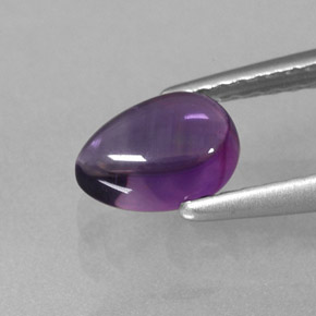 Améthyste violet naturelle transparent, 0,86 ct, transparent / translucide