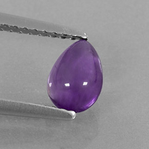 Améthyste violet naturelle transparent, 0,72 ct, transparent / translucide