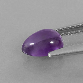 Améthyste violet naturelle transparent, 0,72 ct, transparent / translucide