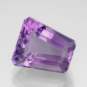 Améthyste violet naturelle forme fantaisie, 5,86 ct, VVS