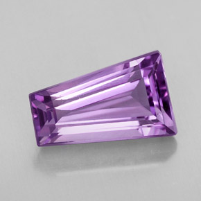 Améthyste violet naturelle forme fantaisie, 4,20 ct, VVS