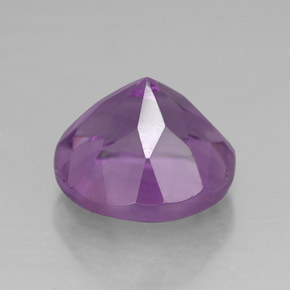 Améthyste violet naturelle coupe roude, 2,88 ct, VVS