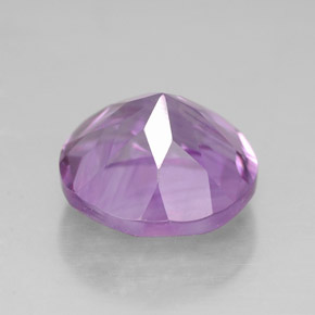 Améthyste violet naturelle coupe roude, 2,71 ct, VVS