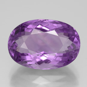 Améthyste violet naturelle coupe ovale, 7,85 ct, VVS