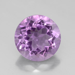 Améthyste violet naturelle coupe roude, 2,53 ct, VS