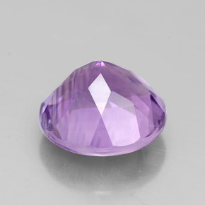 Améthyste violet naturelle coupe roude, 2,70 ct, VVS