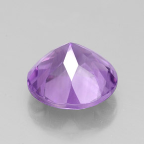 Améthyste violet naturelle coupe roude, 2,60 ct, VVS