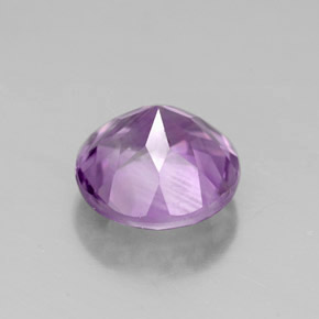 Améthyste violet naturelle coupe roude, 2,56 ct, VVS-VS