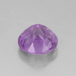 Améthyste violet naturelle coupe roude, 2,64 ct, VVS-VS