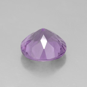 Améthyste violet naturelle coupe roude, 2,40 ct, VVS