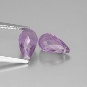 Achetez naturel ct violet améthyste gems, briolette, en provenance brésil chez gemselect. en stock, livraison internationale!