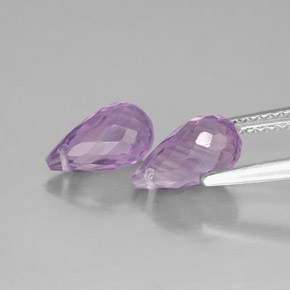 Achetez naturel ct violet améthyste gems, briolette, en provenance brésil chez gemselect. en stock, livraison internationale!