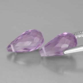 Achetez naturel ct violet améthyste gems, briolette, en provenance brésil chez gemselect. en stock, livraison internationale!