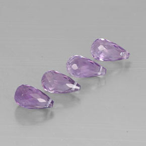 Achetez naturel ct violet améthyste gems, briolette, en provenance brésil chez gemselect. en stock, livraison internationale!