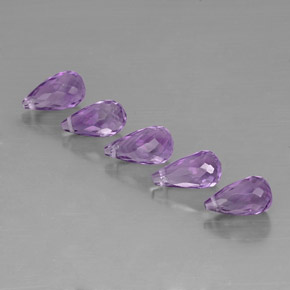 Achetez naturel ct violet améthyste gems, briolette, en provenance brésil chez gemselect. en stock, livraison internationale!