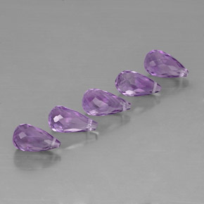 Achetez naturel ct violet améthyste gems, briolette, en provenance brésil chez gemselect. en stock, livraison internationale!