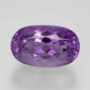 Améthyste Violet naturelle Coupe ovale, 12.02 ct, VVS-VS
