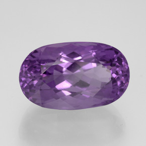 Améthyste Violet naturelle Coupe ovale, 12.02 ct, VVS-VS