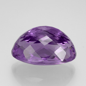 Améthyste Violet naturelle Coupe ovale, 12.02 ct, VVS-VS