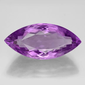 Améthyste violet naturelle marquise, 10,53 ct, VVS