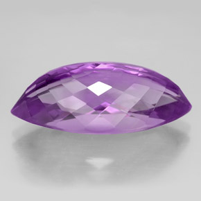 Améthyste violet naturelle marquise, 10,53 ct, VVS