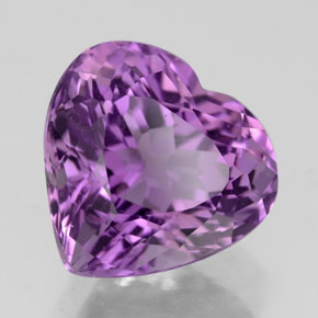 Améthyste violet naturelle en forme de poire, 3,90 ct, VVS