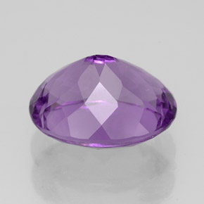 Améthyste violet naturelle coupe ovale, 4,36 ct, VS-SI