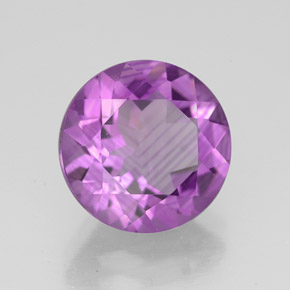 Améthyste violet naturelle coupe roude, 3,25 ct, VS