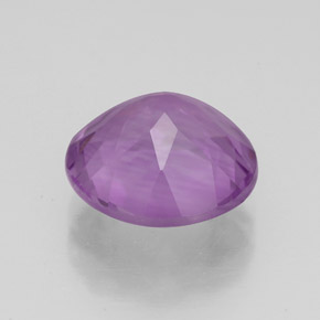 Améthyste violet naturelle coupe roude, 3,32 ct, VS