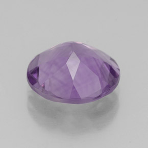 Améthyste violet naturelle coupe roude, 2,77 ct, VS
