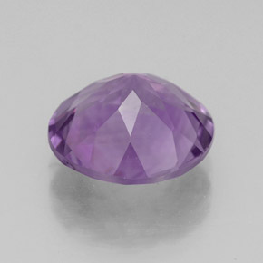 Améthyste violet naturelle coupe roude, 3,00 ct, VS