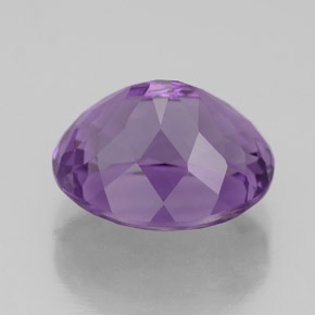 Améthyste violet naturelle coupe ovale, 4,88 ct, VS