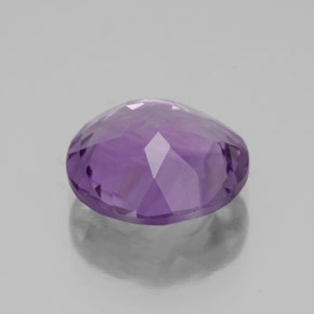 Améthyste violet naturelle coupe roude, 3,00 ct, VS