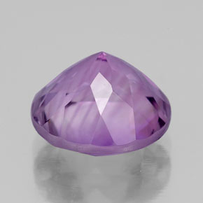 Améthyste violet naturelle coupe roude, 2,64 ct, VVS-VS