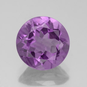 Améthyste violet naturelle coupe roude, 2,88 ct, VS