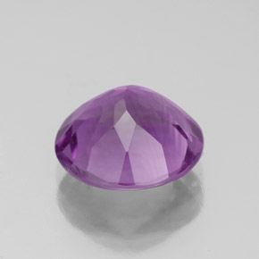 Améthyste violet naturelle coupe roude, 2,88 ct, VS