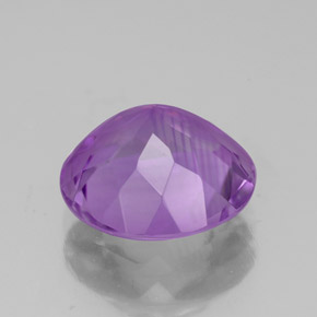 Améthyste violet naturelle coupe roude, 2,90 ct, VVS-VS